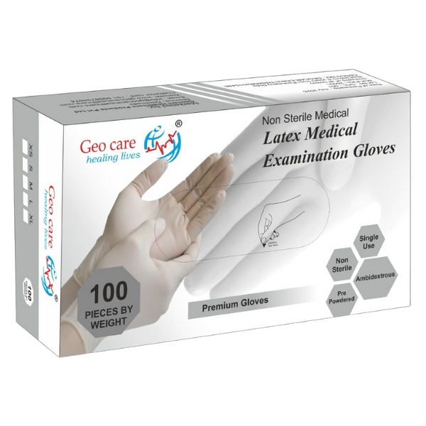 Geocare Latex Examination Gloves