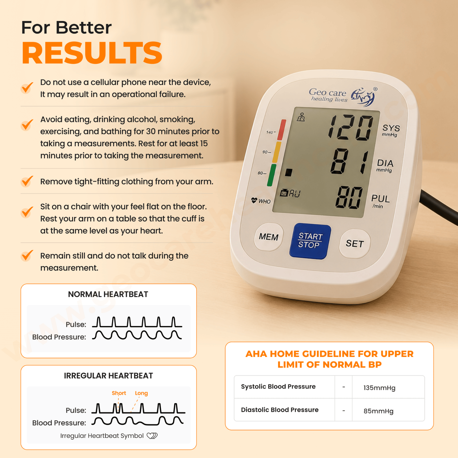 Geocare Blood Pressure Monitor - Image 3