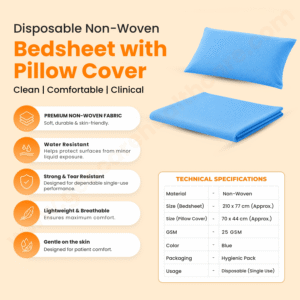 Bed Sheet With Pillow Cover