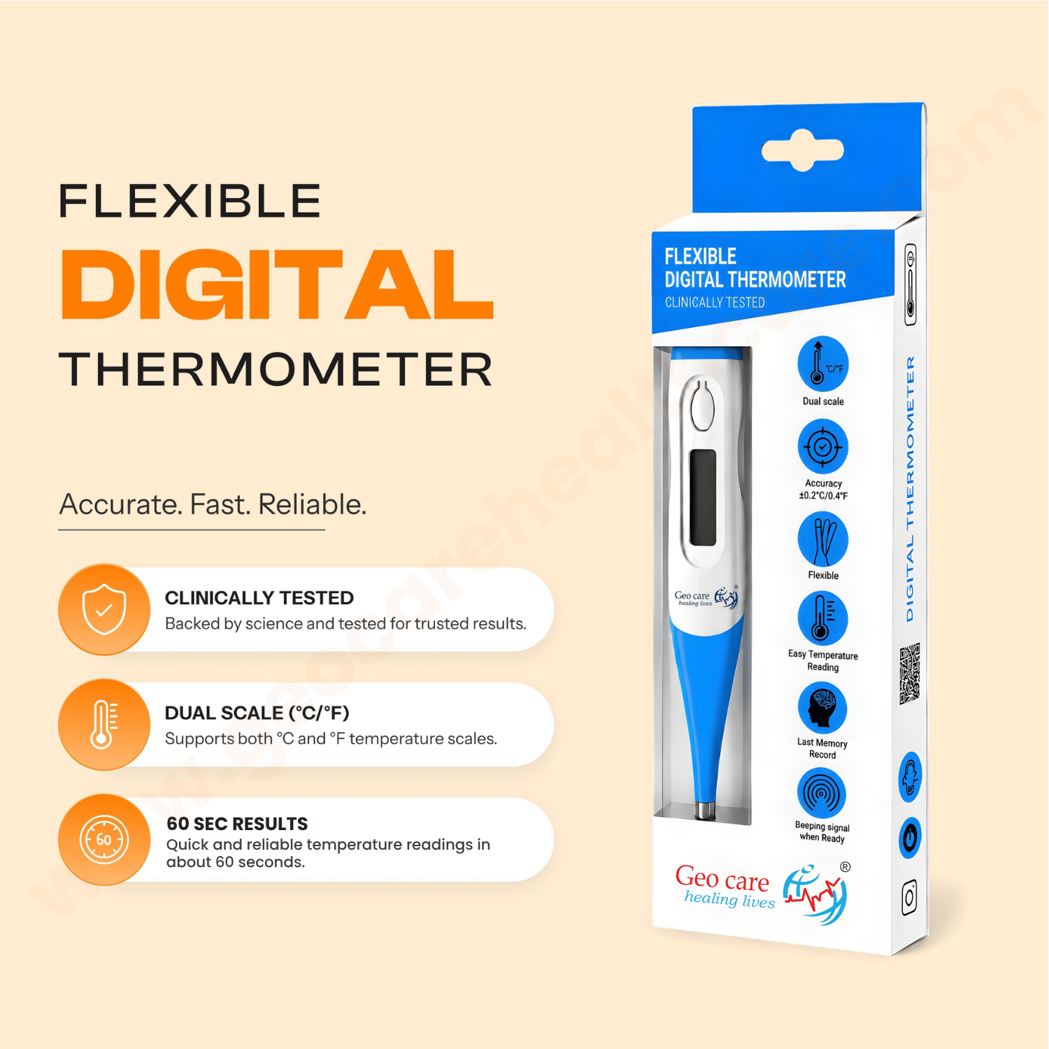 Geocare Flexi Thermometer - Image 4