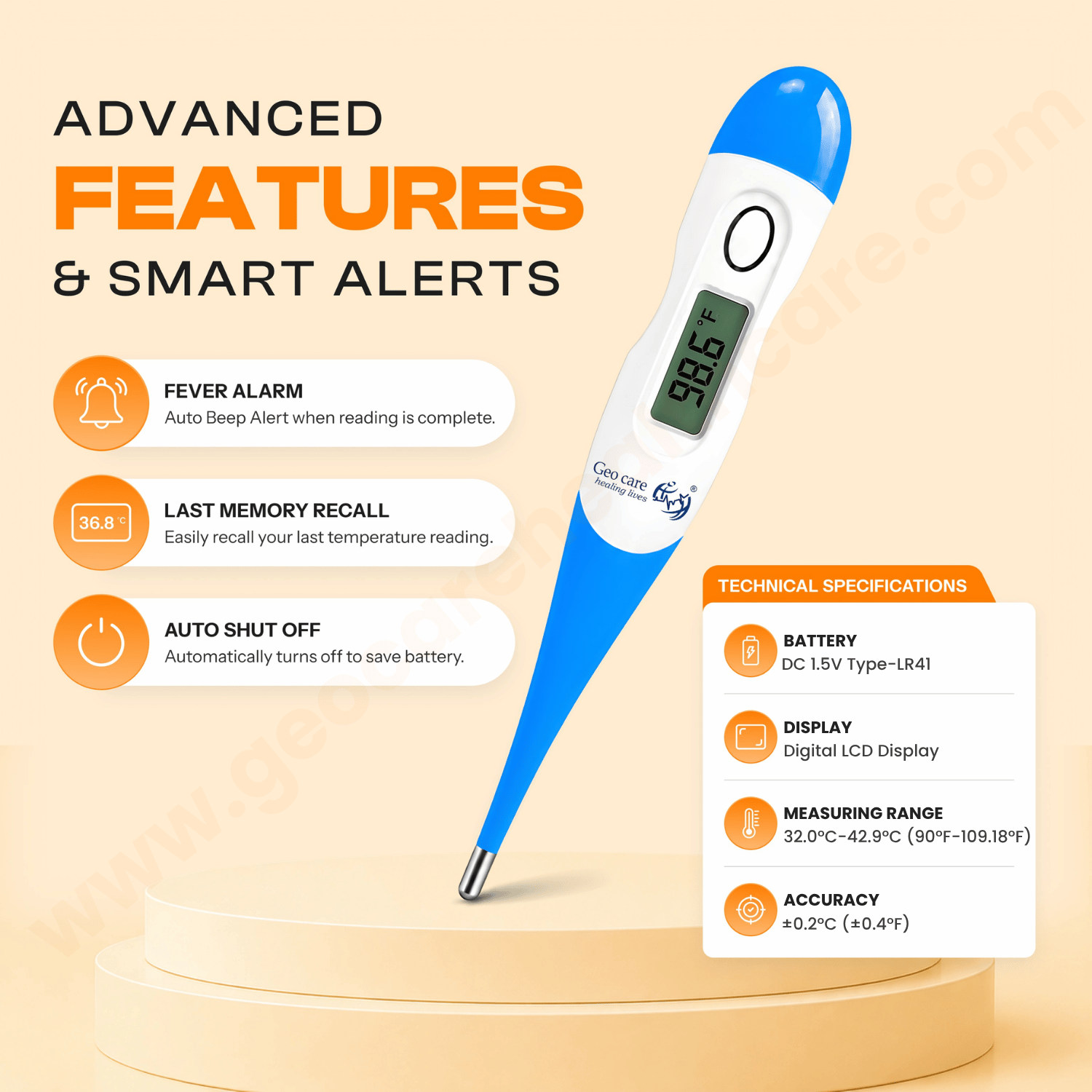 Geocare Flexi Thermometer - Image 3