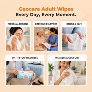 Geocare Adult Bed Bath Wipes