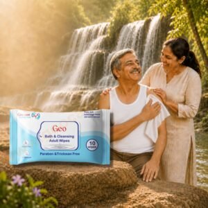 Geocare Adult Bed Bath Wipes