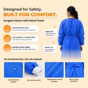 Surgeon Gown With Hand Towel