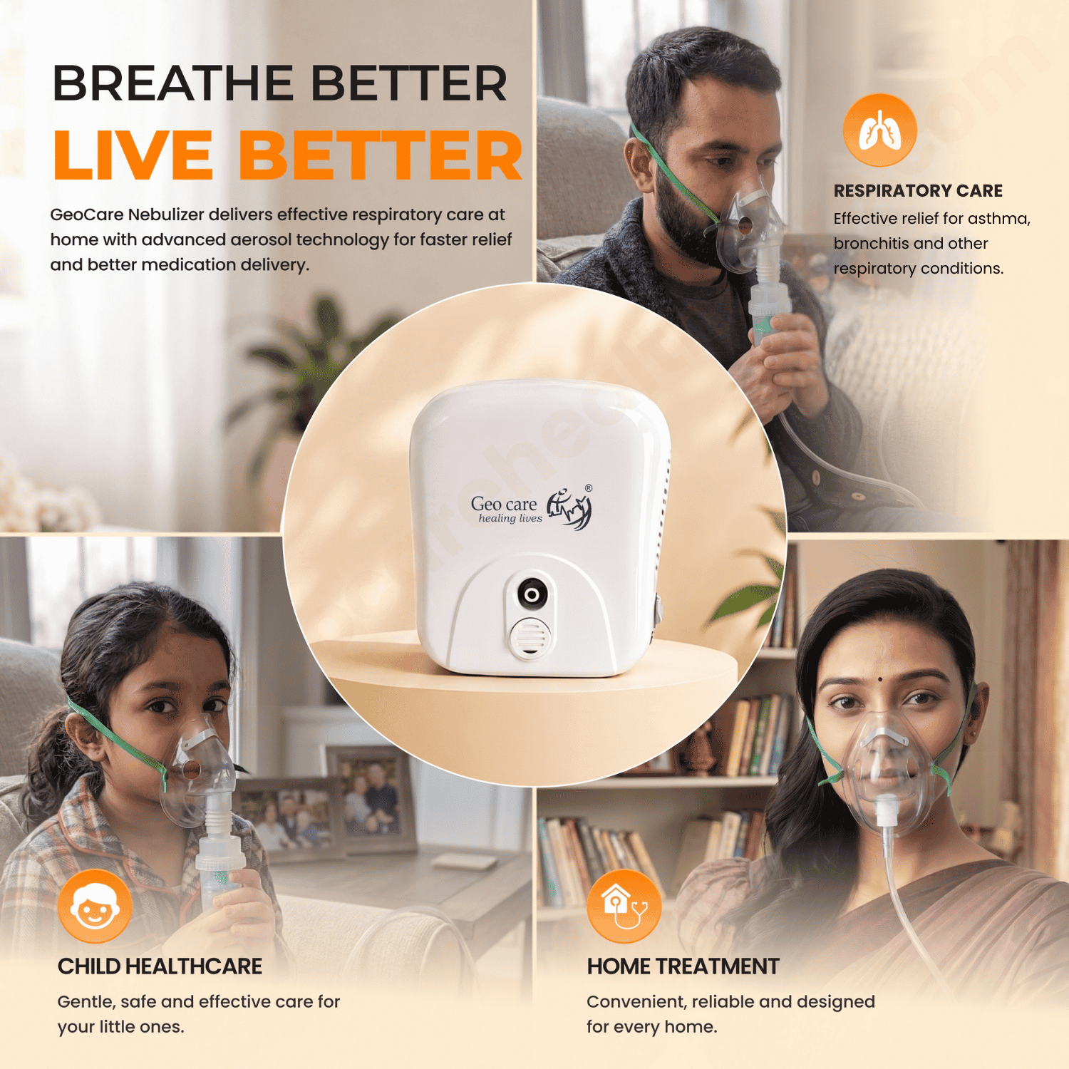 Geocare Compressor Nebulizer - Image 4