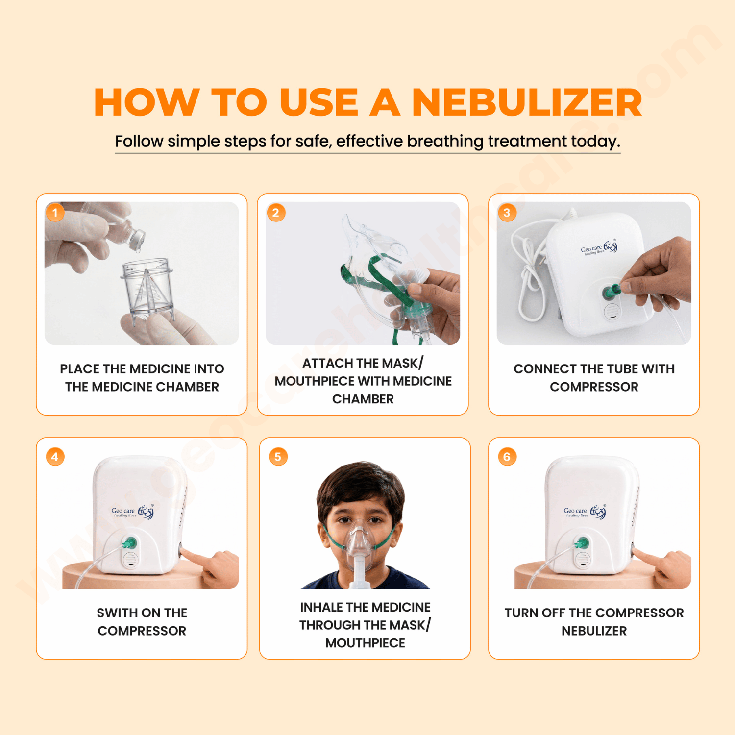 Geocare Compressor Nebulizer - Image 6