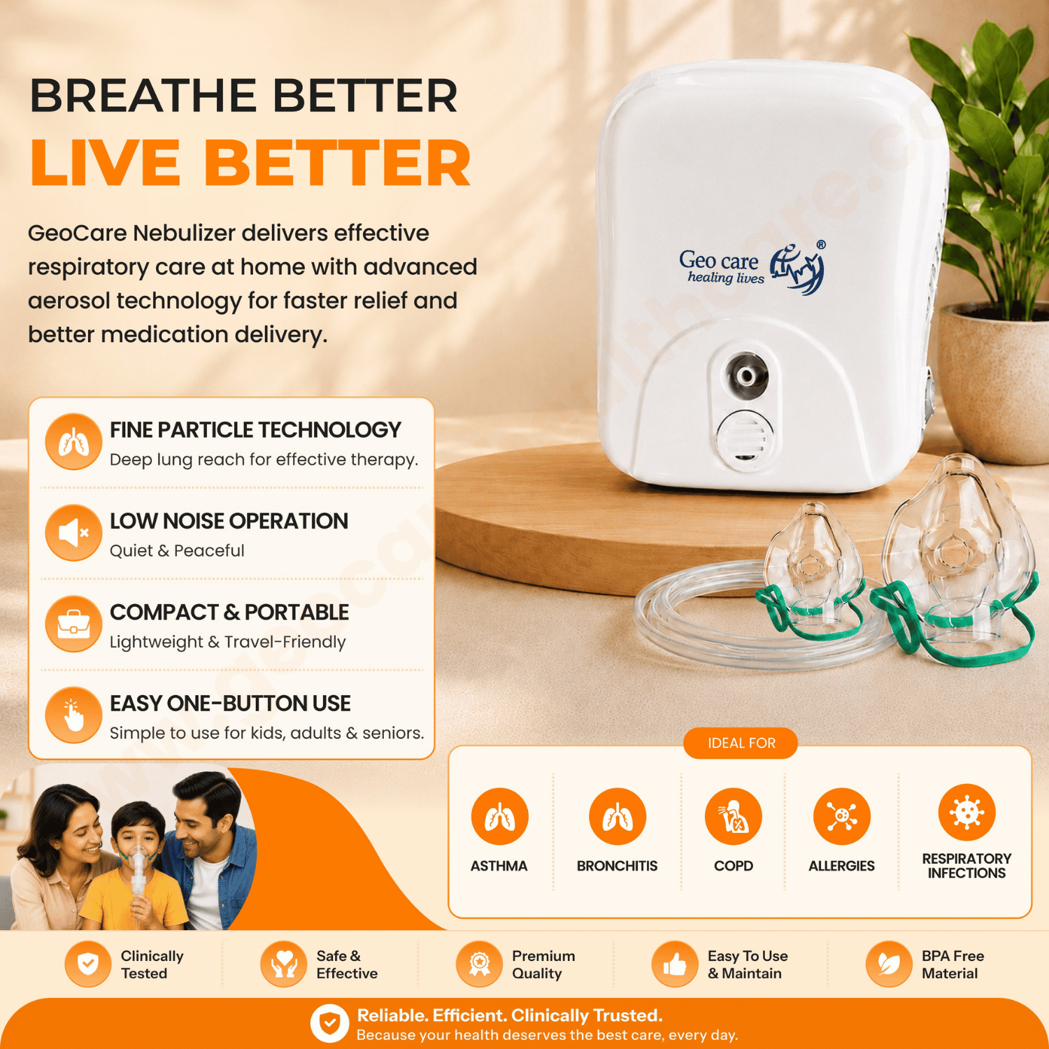 Geocare Compressor Nebulizer - Image 2